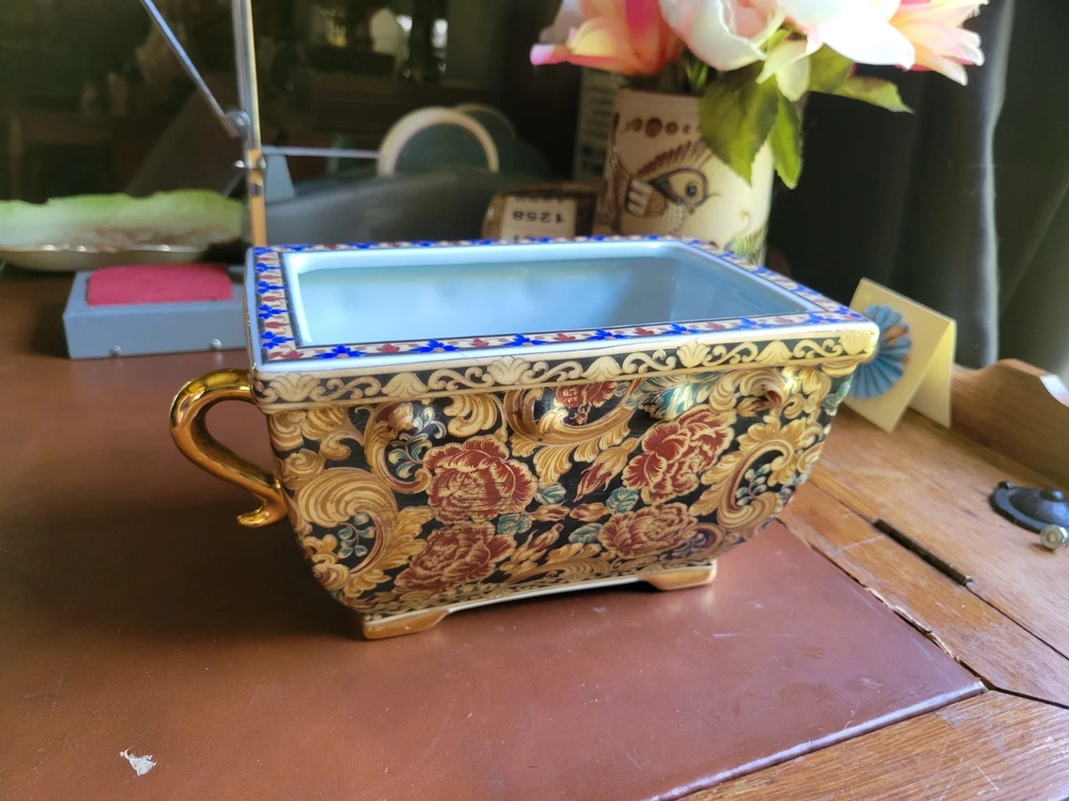 中国花盆古董陶瓷花盆| eBay