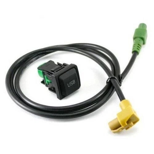 USB Port Pour VW Golf MK5 MK6 RNS510 RNS310 RCD510 5KD 035 726A Prise Câble Fil - Photo 3/4