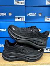 Hoka One One Bondi 9 Triple Black 1162011-BBLC Mens Running Sneakers New