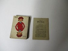 VINTAGE 1920'S MILTON BRADLEY CARD GAME OLD MAID COMPLETE.