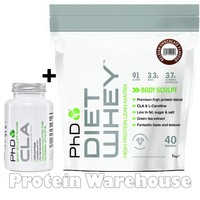 Phd Nutrition Diet Whey 1kg + Cla 90 Capsules Slimming Shake & Pills Free P&p Phd Nutrition Diet Whey 1kg + Cla 90 Capsules Slimming Shake & Pills Free P&p