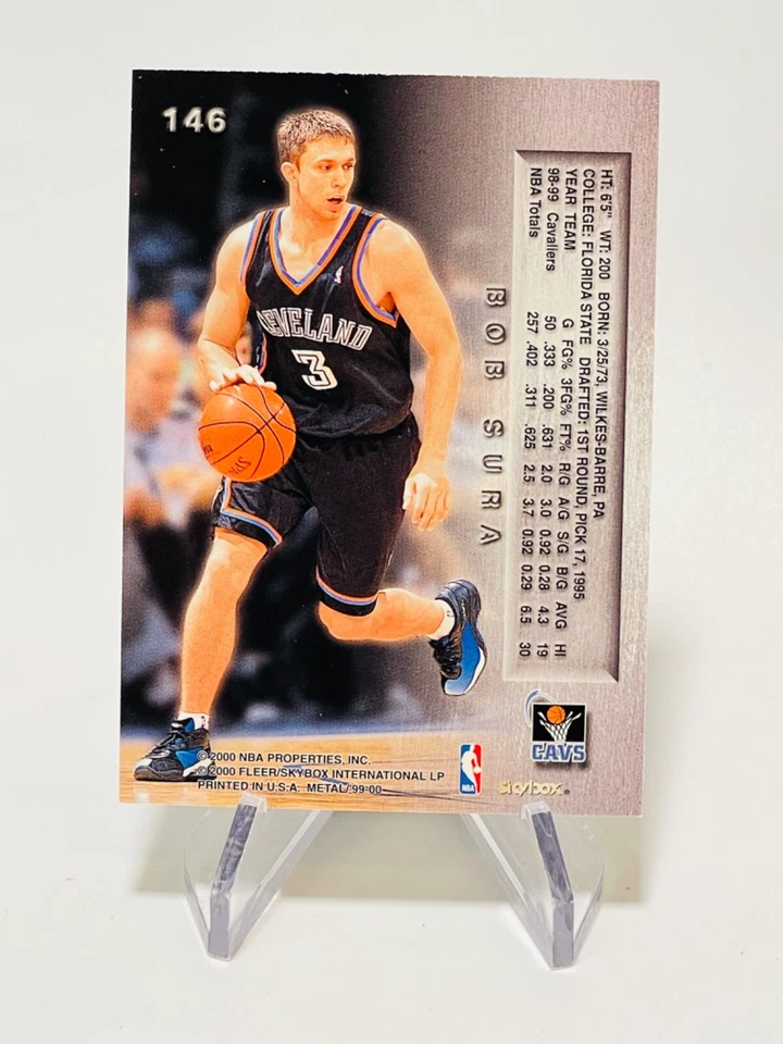 BOB SURA 1999-00 Skybox металл #146 Cavaliers - Изображение 2 из 2