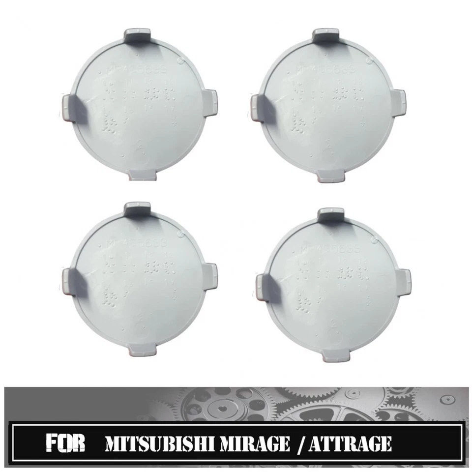 Tapacubos central de 4 piezas para Mitsubishi Mirage Attrage 2012-2016 Foto 3 de 4