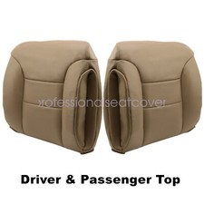 Replacement Leather Seat Cover Front Set 1995-1999 Fit For Chevy Gmc Truck Tan Replacement Leather Seat Cover Front Set 1995-1999 Fit For Chevy Gmc Truck Tan