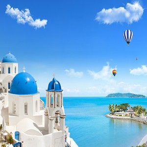 details about fina living room wall of the mediterranean greek love sea wallpaper