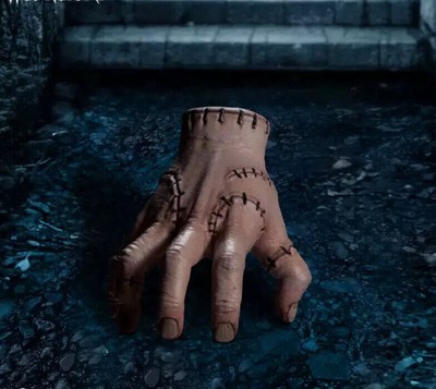 2 Stück Addams Family 'Eiskalte Händchen' – Realistische Latex-Hände Für Halloween & Cosplay