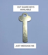 Mosler Guard Key M5700 Series Safe Deposit Box Blank New Solid Brass We Cut Keys