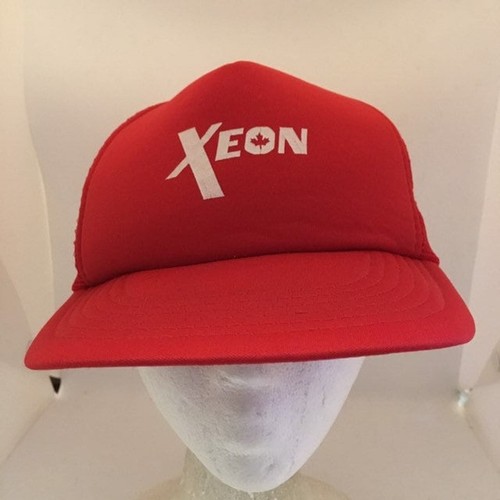 Vintage Xeon Canada Trucker SnapBack hat 1990s 80s N24