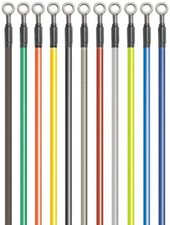 Goodridge Blue Brake Hoses FOR Renault 25 V6 Turbo 1985 - 1992