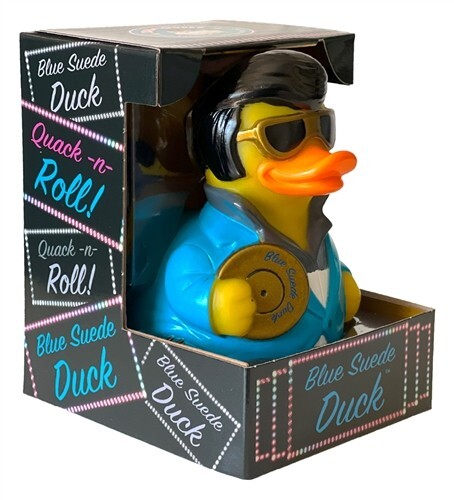 Celebriducks Blue Suede Duck Bath Time Duckie Rubber Duck JEEP | eBay