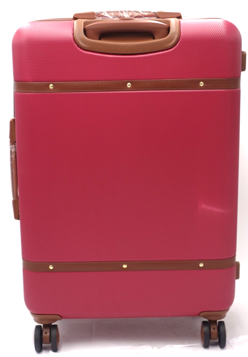 Aerolite Retro Vintage Style Hard Shell 8 Wheel Check In Hold Luggage