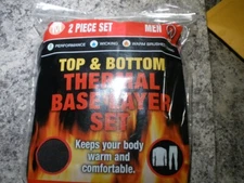 MENS THERMAL UNDERWEAR/LONG JOHNS POLAR EXTREME 2 PIECE SET COLD WEATHER SIZE M