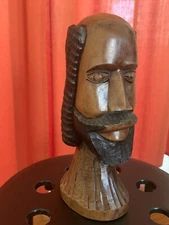 Rastafarian Black Art Wooden Statue