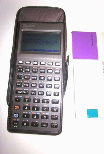 Hewlett Packard HP 48SX ,Calculatrice Scientifique en bon état + notice et Etui - Photo 8/10