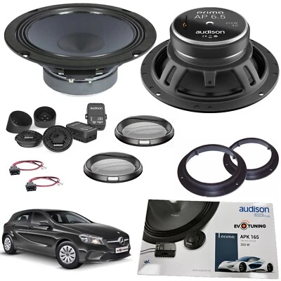 Kit 8 Casse Altoparlanti AUDISON APK 165 Ant+Post per Mercedes Classe A W176