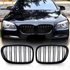 Gloss Black Front Kidney Grill for BMW F01 F02 7 Series 740i 750li 760li 2009-15