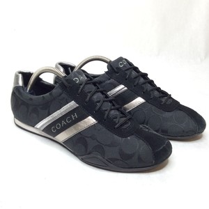 Coach Jayme Mujer Talla 8.5 M Negro Lona Zapatillas Zapatos de firma de  gamuza-Q582 | eBay