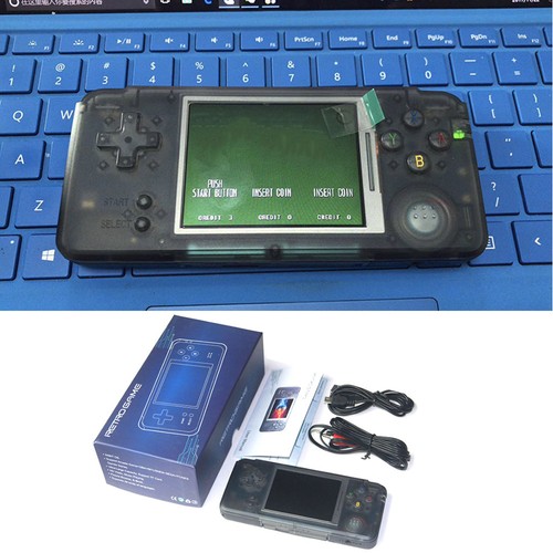 RS-97 Black Retro Handheld Video Game Console Portable 8bit 64bit 168/1151 Games - Afbeelding 4 van 22