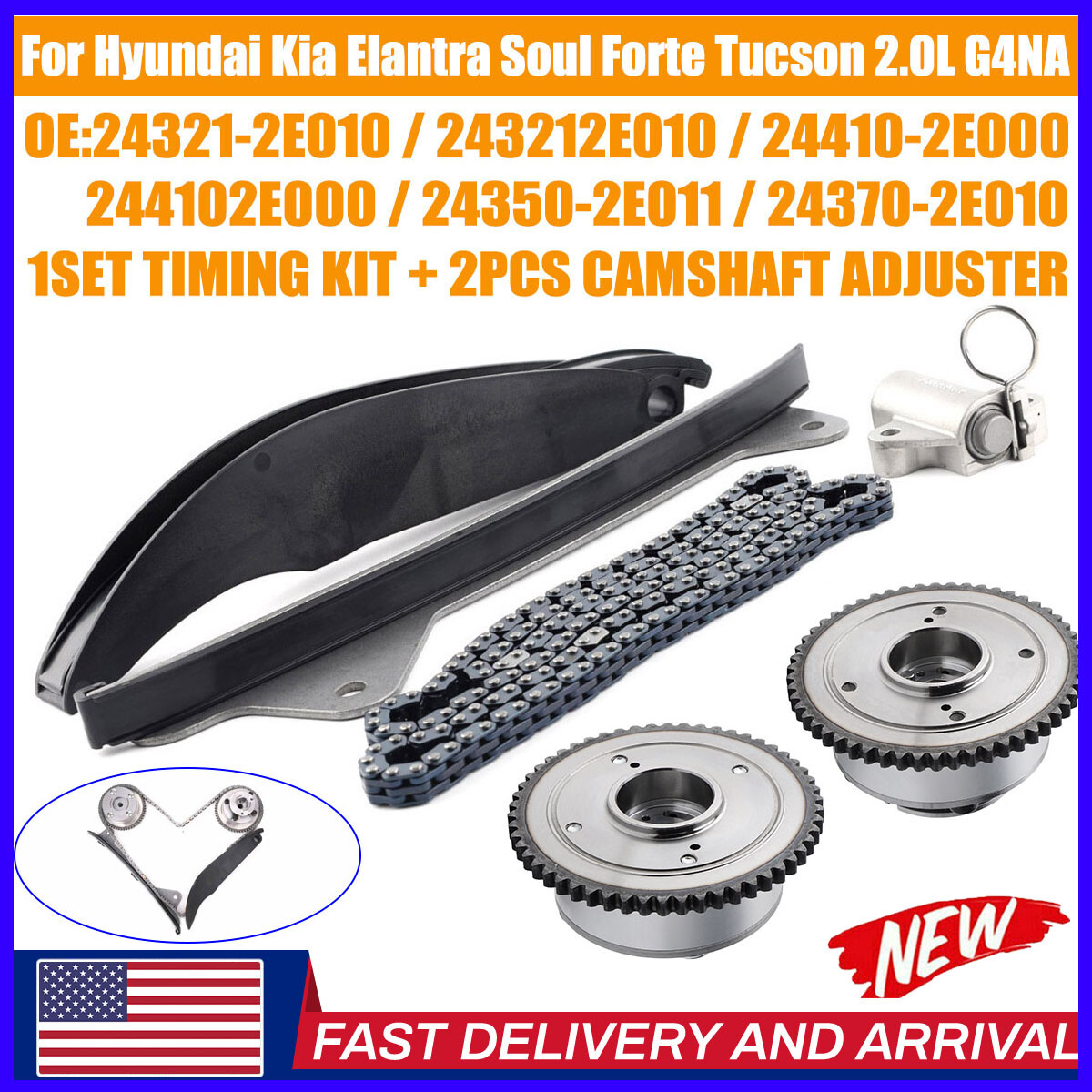 5.3 Oil Pump M295 Oil Pump Timing Chain Kit Fit For Chevrolet GM LS ...