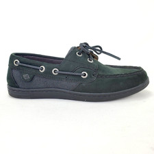 Sperry Koifish Womens sz 6 Authentic Original 2 Eye Black Boat Shoes STS96863