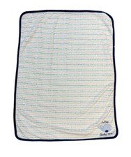 Gerber Blue Whale Baby Blanket Hello Little One Gray Sherpa Dots Stripes Lovey