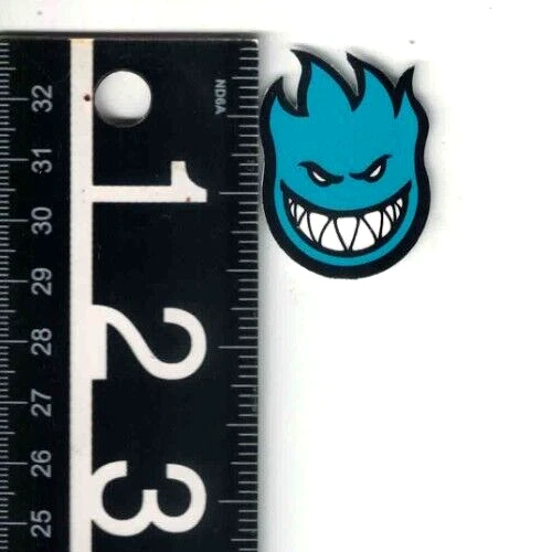 Spitfire Mini Blue Bighead Sticker 1.5 in x 1.1 in Classic Skateboard Decal