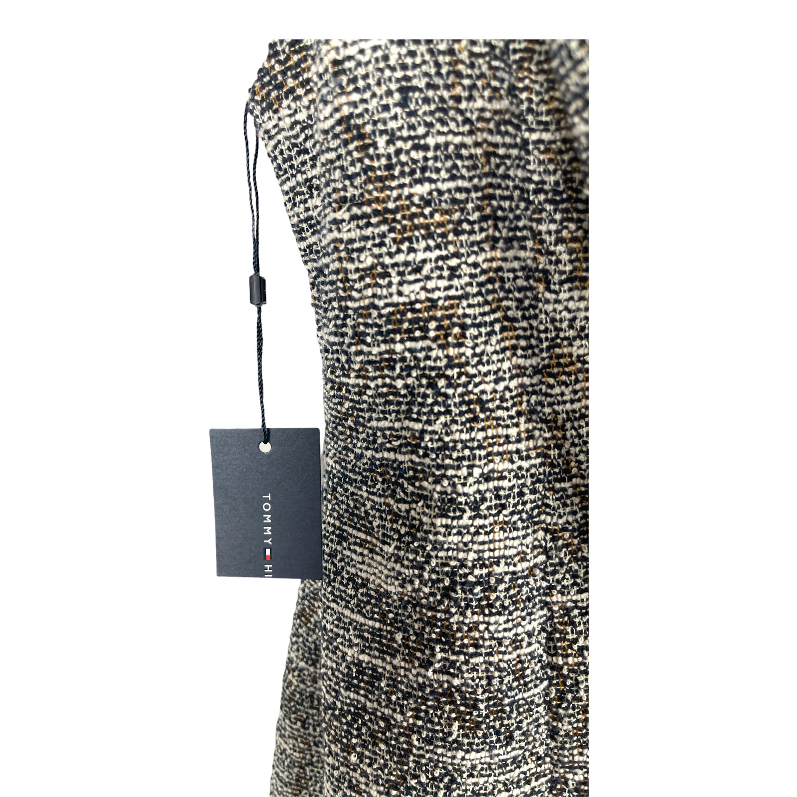 Tommy Hilfiger - Women's Tweed Collared A-Line Dress - Black - Size 4 image 7