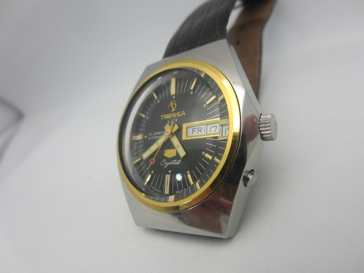 【超美品】Swiss TRESSA LUX ヴィンテージ 腕時計 自動巻き 超美品】Swiss TRESSA LUX ヴィンテージ 腕時計 自動巻き