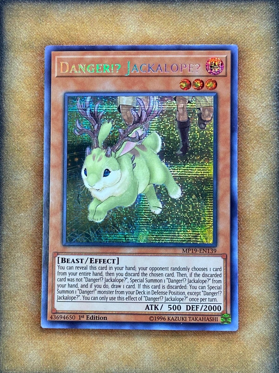 Yugioh Danger!? Jackalope? MP19-EN139 Secret Rare 1st Ed NM | eBay