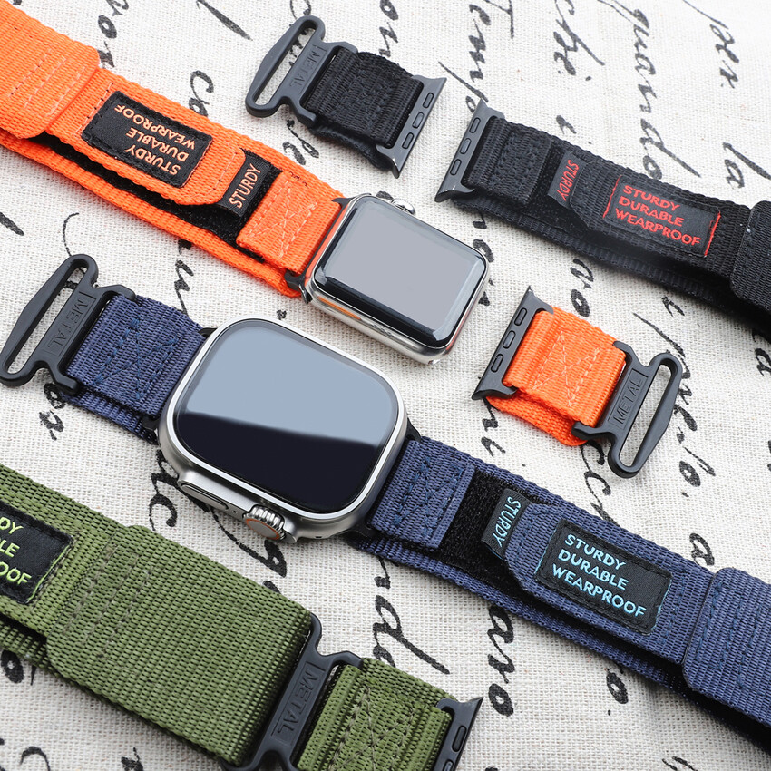 Canvas Strap Nylon Bracelet Band Alpine Sport for Apple Watch 49mm Ultra 8 7 6