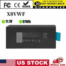 LOT 10 X8VWF BATTERY FOR DELL LATITUDE 14 RUGGED 5404 5414 E5404 7404 7414 97WH