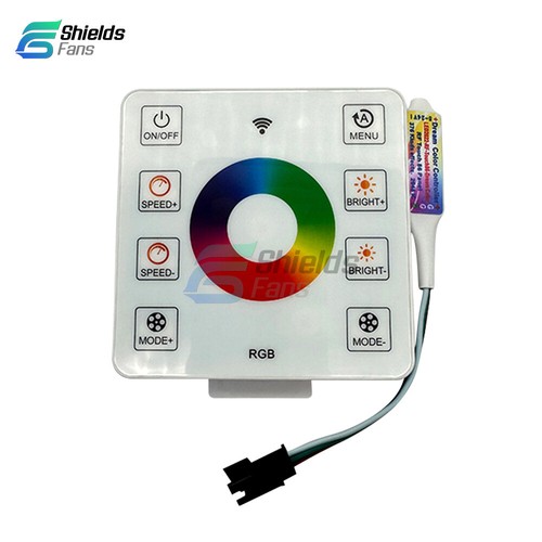 DC5-24V 8 Keys Panel LED Controller For WS2812B WS2811 Colorful LED Strip Lights - Picture 2 of 8