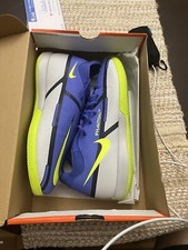 Nike Phantom GT2 Academy IC Indoor Cleats SAPPHIRE/VOLT-GREY FOG Size 11