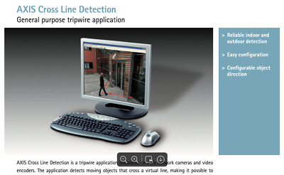 AXIS Cross Line Detection General purpose tripwire application 0333-011