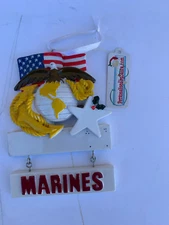 Marines Personalized Christmas Tree Ornament