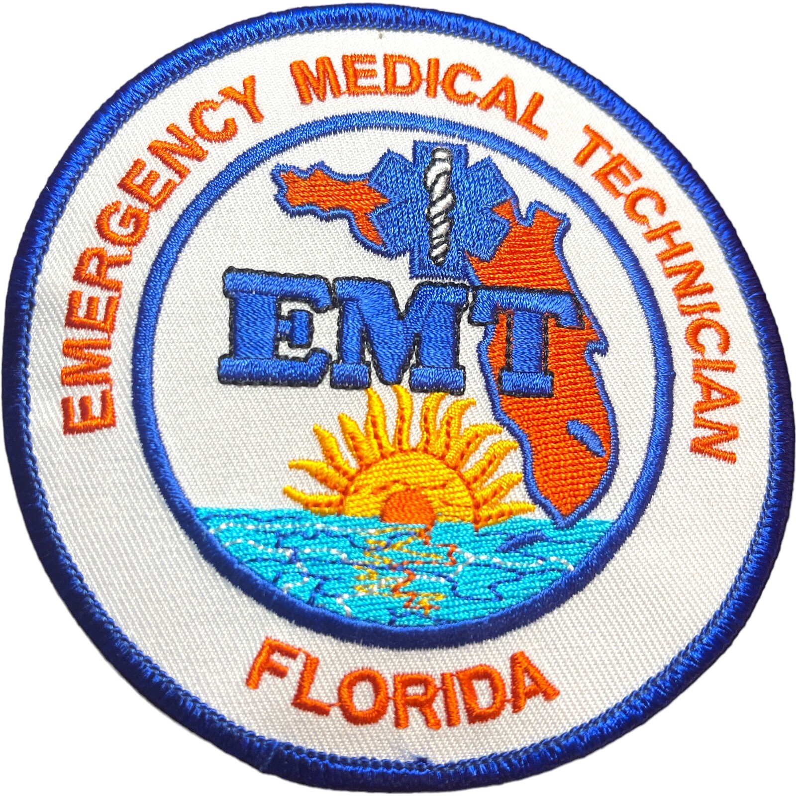 State Of Florida Emergency Medical Technician EMT Patch Sunshine State
