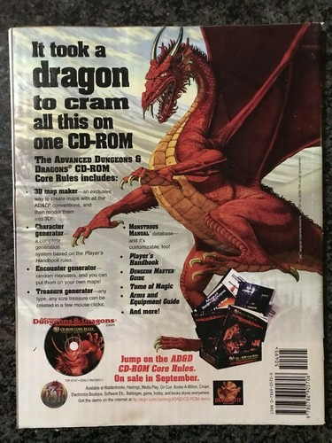 ✰SHIPS FREE/US✰ AD&D ** DUNGEON Magazine ** # 61 ✰ RAVENLOFT ✰ Forgotten Realms✰ - Picture 3 of 5