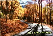 Blue Ridge Parkway Fall Scene North Carolina Fridge Magnet