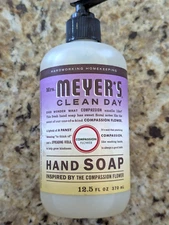 Mrs. Meyer's Clean Day Compassion Flower Liquid Hand Soap - 12.5oz