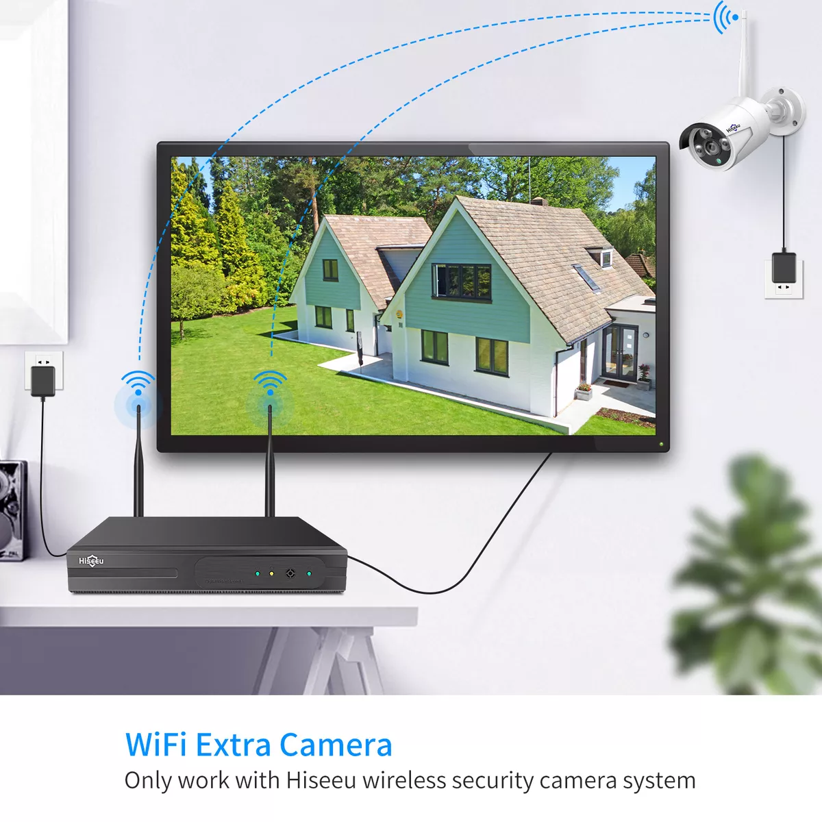 Hiseeu wireless cctv best sale system