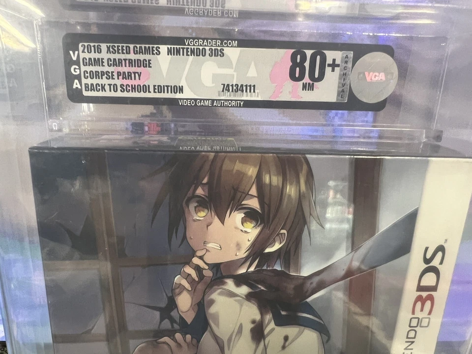 2016 Nintendo 3DS Corpse Party Back to School Edition Graded VGA 80+ NM - Image 2 of 4