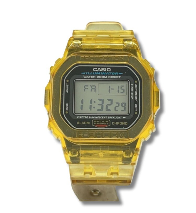 CASIO G-SHOCK DW-5600E イエロー G-SHOCK、イエローなど初期“カラー