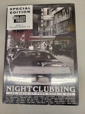 NIGHTCLUBBING: THE BIRTH OF PUNK ROCK IN NYC - SPECIAL EDITION RSD DVD & CD, NEW