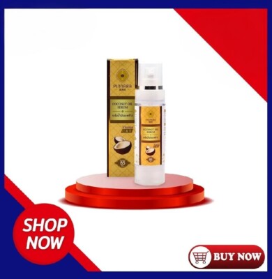 Set of two serums oil coconut for face,skin,hair with vitamins C&E (2x85ml)