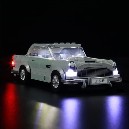 Led Light Set for Lego Aston Martin DB5, Led Light Kit for Lego 76911 Speed Cham