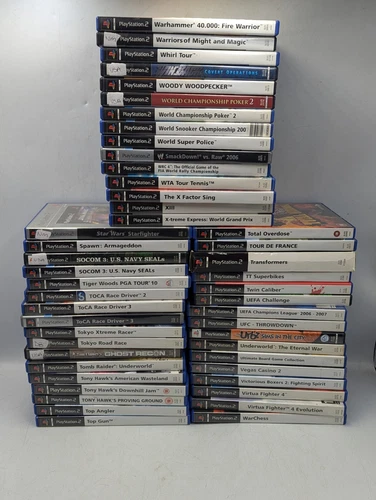 PlayStation 2 Games - Select From Drop Down Menu