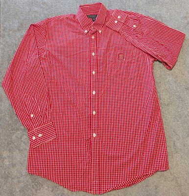 NC State Shirt Men S Red Plaid Wolf Pack Colony Sportswear NCAA Sports 