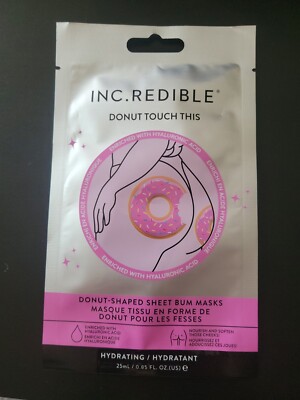 Inc.Redible Toning Bum Mask Donut Touch This Donut-Shaped Sheet 1 Set