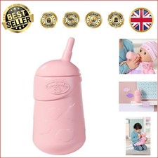Universal Pink Milk Bottle with Cloud Design for 43cm Dolls - Eco-Friendly Toy