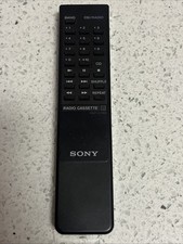 Sony RMT-C760 CD Radio Cassette Player Remote Control Black Original OEM
